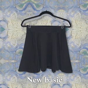 Black Skater Skirt